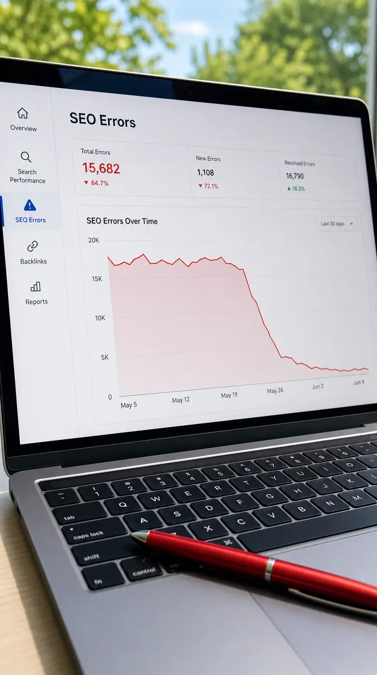 Auditoria aos erros de SEO mais comuns num site de empresa